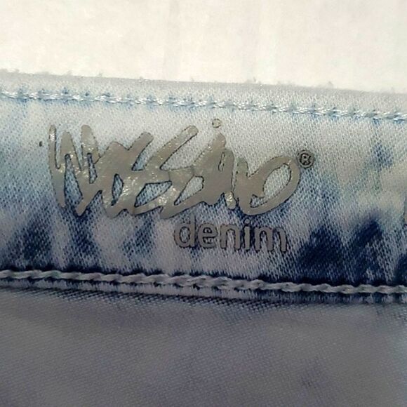 Mossimo Mid Rise Bleached Jeans Leggings Jeggings - Picture 9 of 11